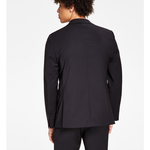 CALVIN KLEIN Men's Skinny-Fit Infinite Stretch Suit Jacket, Black - 46R - Picture 5 of 5